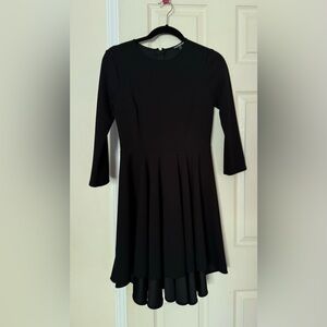 Express: Black high low cocktail dress. Small